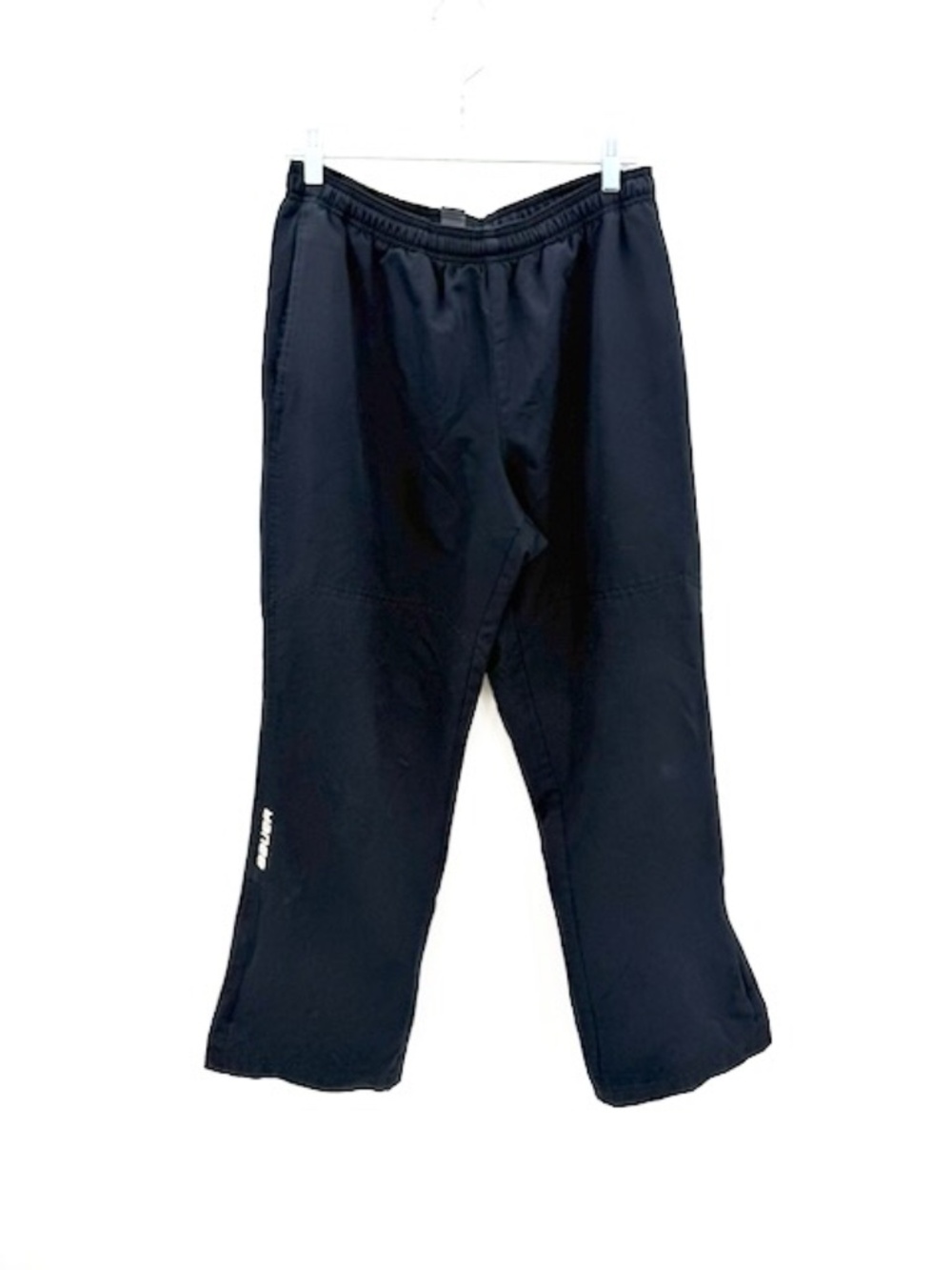 Bauer Hockey Team Mesh Lined Pants Black Mens Small S Athletic Training Warmup